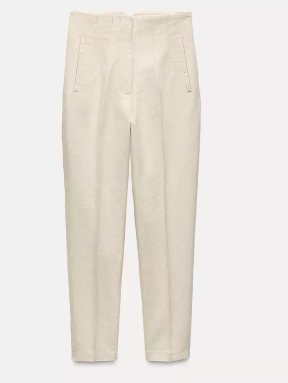 NEW ZARA RUSTIC HIGH-WAIST TROUSERS SIZE M  🚨NO DISCOUNT
